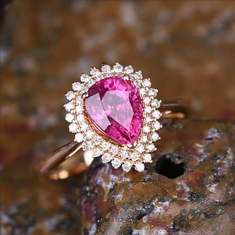 Classic Rose Gold Color Big Teardrop Crystal Wedding Ring Micro Paved Rhinestone Zircon for Women Party Engagement Jewelry
Classic Rose Gold Color Big Teardrop Crystal Wedding Ring Micro Paved Rhinestone Zircon for Women Party Engagement Jewelry