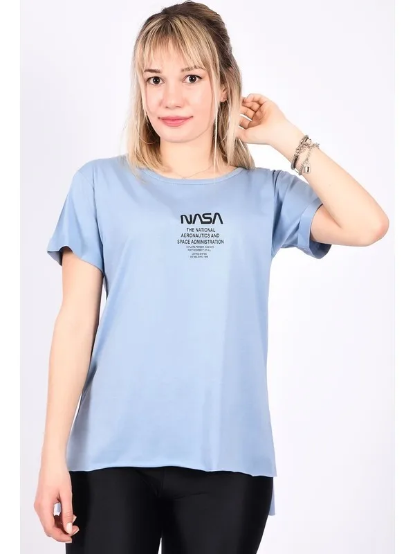 Women Nasa Printed Side Slit Oversize Tee T Shirt Y2K Top Nostalgic Summer Women T-Shirt Anime Bluz
Women Nasa Printed Side Slit Oversize Tee T Shirt Y2K Top Nostalgic Summer Women T-Shirt Anime Bluz