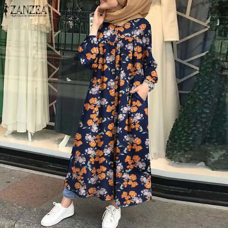 Платье ZANZEA женское с длинным рукавом, винтажный мешковатый сарафан с цветочным принтом, элегантный Свободный Повседневный праздничный хал...
Платье ZANZEA женское с длинным рукавом, винтажный мешковатый сарафан с цветочным принтом, элегантный Свободный Повседневный праздничный хал...