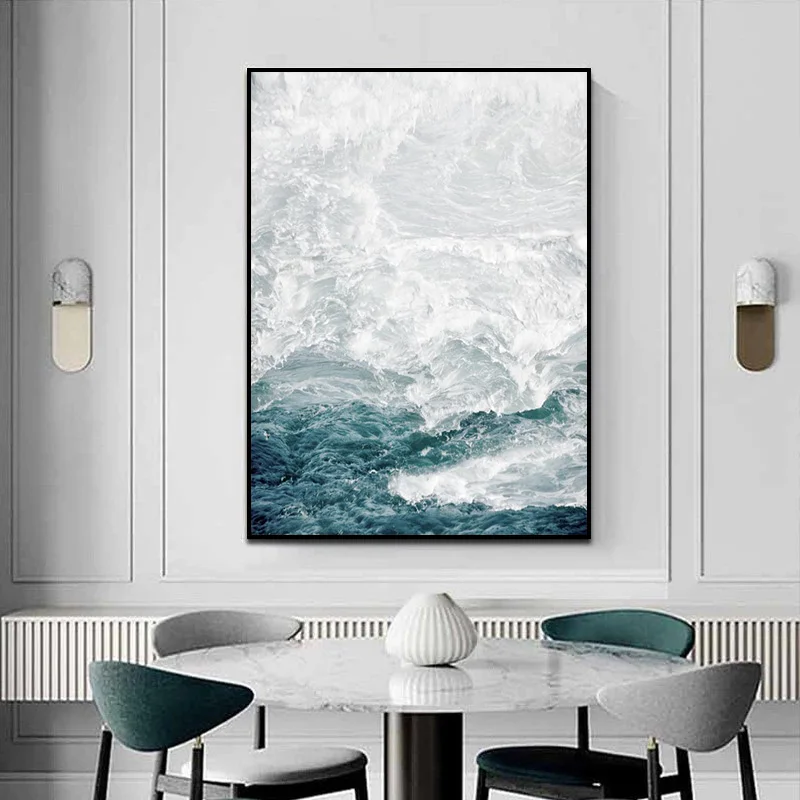 Modern Art Seascape Wall Poster Wall Canvas Print Picture for Room Home Decor Nordic Wave Landscape Interior Decorative Painting
Modern Art Seascape Wall Poster Wall Canvas Print Picture for Room Home Decor Nordic Wave Landscape Interior Decorative Painting