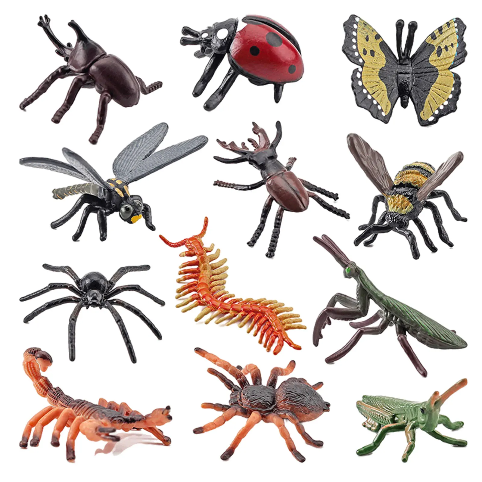 12Pcs/Set Toys Fake Insect PVC Cockroach Kids Toy Realistic Insect Figurine Simulation Insect Animal Insect Toys Insect Model
12Pcs/Set Toys Fake Insect PVC Cockroach Kids Toy Realistic Insect Figurine Simulation Insect Animal Insect Toys Insect Model