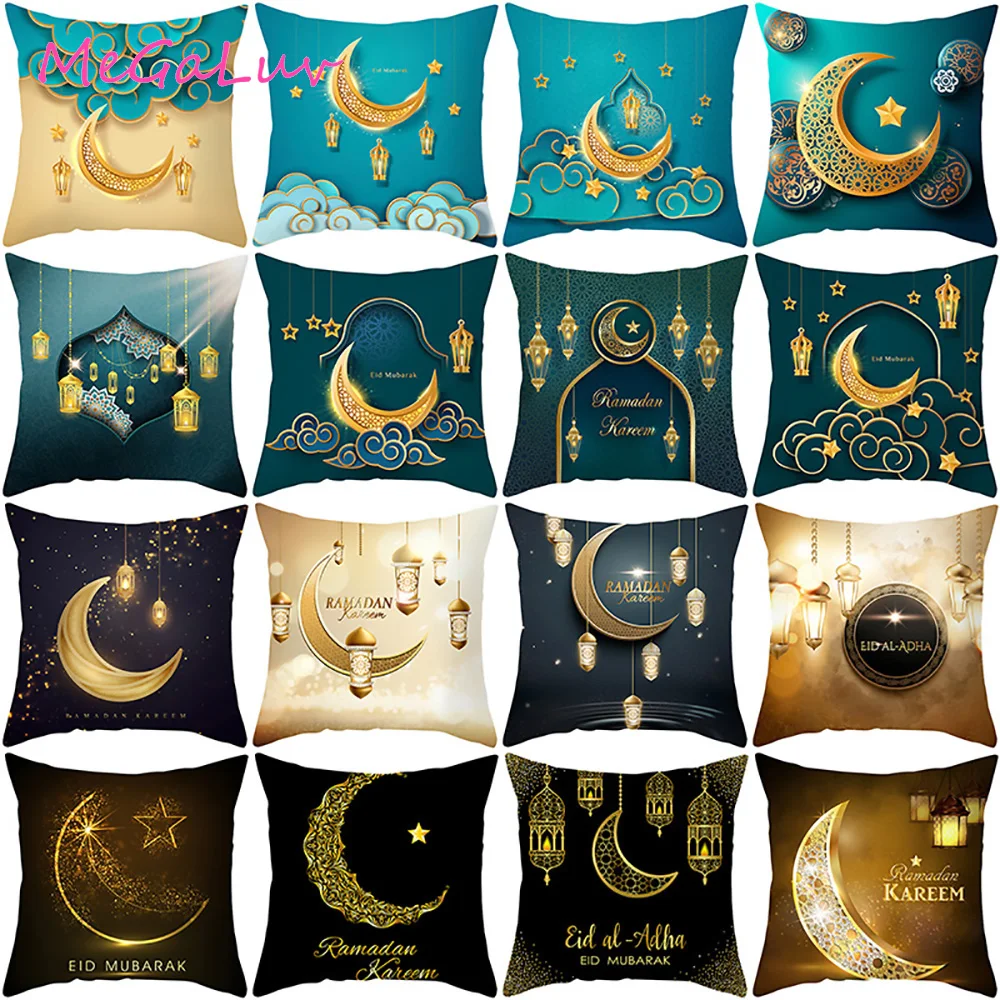 Ramadan Themed Eid Mubarak Square Pillow Case Moon Star Castle Print Home Decoration Pillowcase Car Pillow Case
Ramadan Themed Eid Mubarak Square Pillow Case Moon Star Castle Print Home Decoration Pillowcase Car Pillow Case