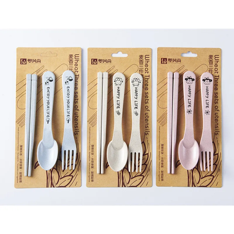 3Pcs Kids Children Dinnerware Sets Chopsticks Fork Spoon Set Utensil Set Travel Cutlery Camping Tableware Portable Set
3Pcs Kids Children Dinnerware Sets Chopsticks Fork Spoon Set Utensil Set Travel Cutlery Camping Tableware Portable Set
