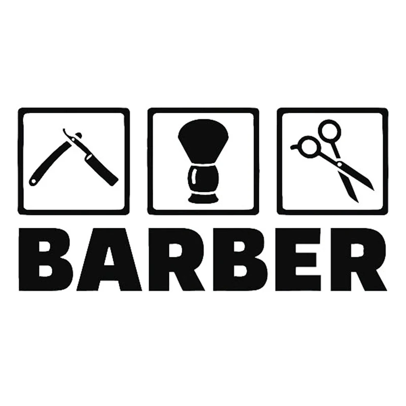 N400# Car Sticker Barber Salon Beauty Hair Shop Waterproof Vinyl Decal Car Accessories Pegatinas Para Coche DIY Car Styling
N400# Car Sticker Barber Salon Beauty Hair Shop Waterproof Vinyl Decal Car Accessories Pegatinas Para Coche DIY Car Styling