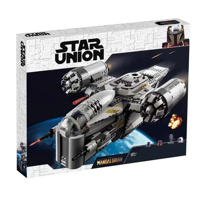 75292 Star Spaceship Wars Razor Crest Aircraft Fighter Technical Building Blocks Bricks Kid Gift Toys 60017
75292 Star Spaceship Wars Razor Crest Aircraft Fighter Technical Building Blocks Bricks Kid Gift Toys 60017