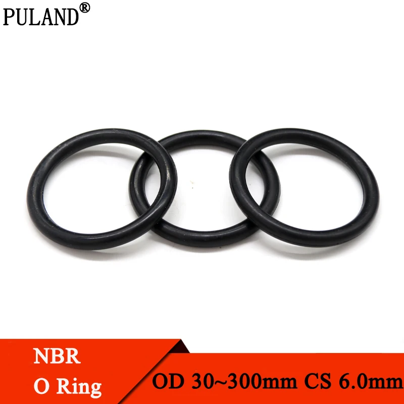 5Pcs NBR O Ring Seal Gasket Thickness CS 6mm OD 30~300mm Nitrile Butadiene Rubber Spacer Oil Resistance Washer Round Shape Black
5Pcs NBR O Ring Seal Gasket Thickness CS 6mm OD 30~300mm Nitrile Butadiene Rubber Spacer Oil Resistance Washer Round Shape Black
