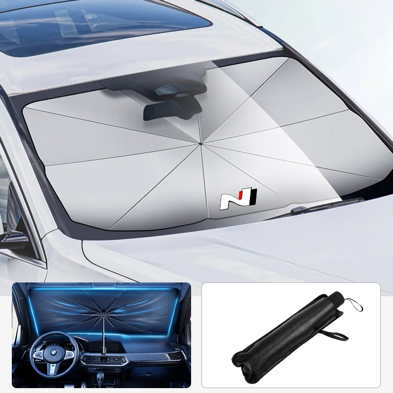 Car Windshield Sunshade Umbrella Type Sun Shade for Car Window Protection Parasol Heat Insulation Cloth For Hyundai N Line Kona 
Car Windshield Sunshade Umbrella Type Sun Shade for Car Window Protection Parasol Heat Insulation Cloth For Hyundai N Line Kona