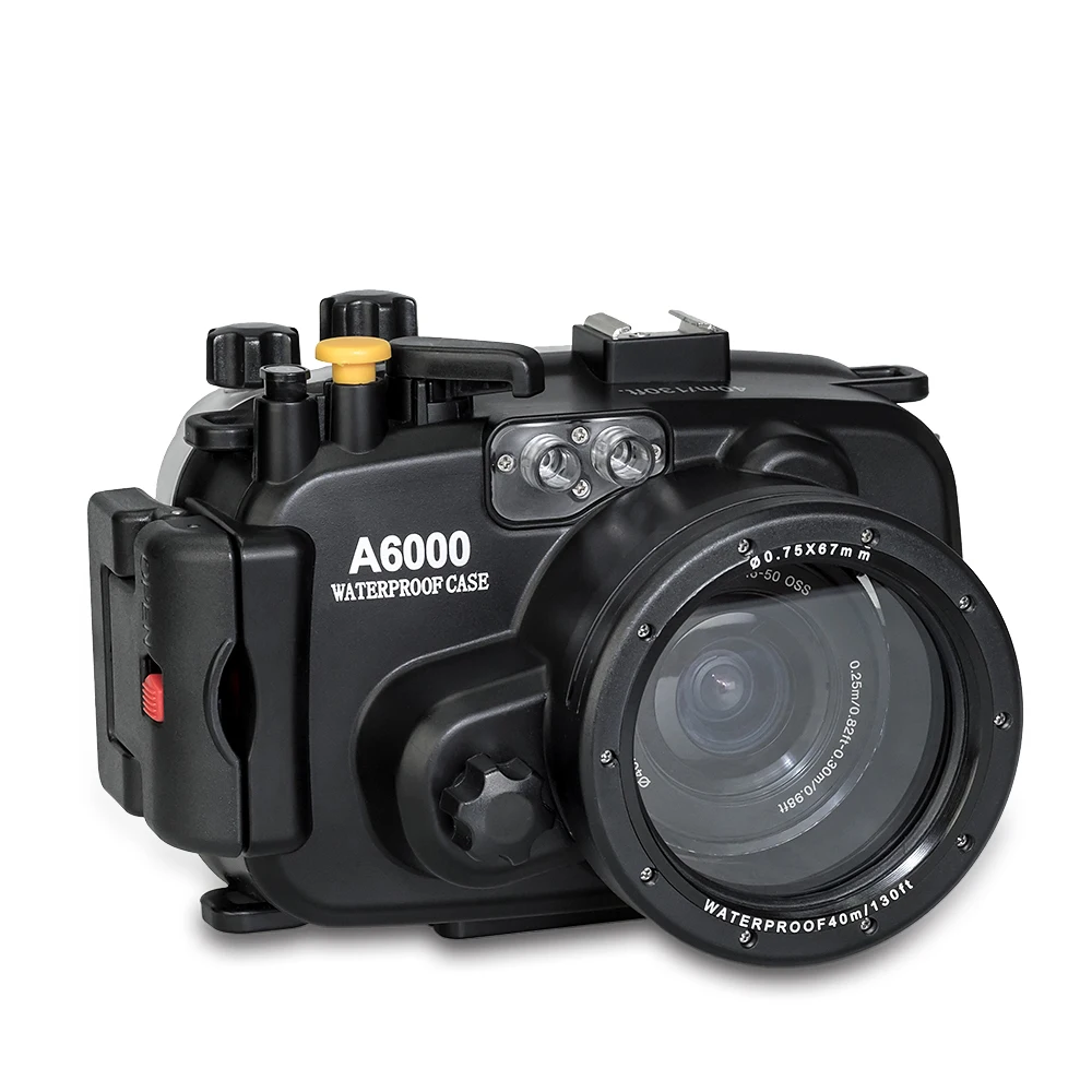 For Sony A6000 16-50mm Lens 40M 130ft Waterproof Underwater Housing Case Cover Camera Diving Swimming
For Sony A6000 16-50mm Lens 40M 130ft Waterproof Underwater Housing Case Cover Camera Diving Swimming
