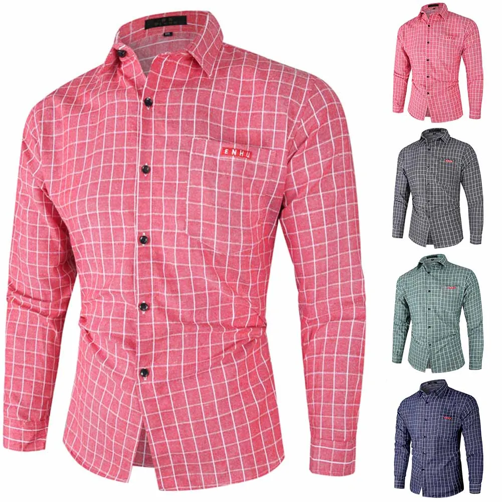Men Pure Cotton Men's Plaid Shirt Long Sleeve Regular Fit Men Casual Oversized Shirt Leisure Autumn Male Blouse New Plus Size
Men Pure Cotton Men's Plaid Shirt Long Sleeve Regular Fit Men Casual Oversized Shirt Leisure Autumn Male Blouse New Plus Size