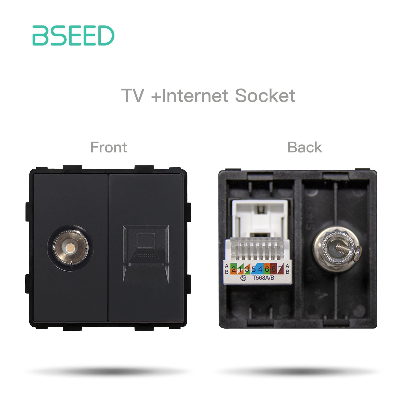 BSEED Французские настенные розетки с USB Type-C и датчиком движения
BSEED Французские настенные розетки с USB Type-C и датчиком движения