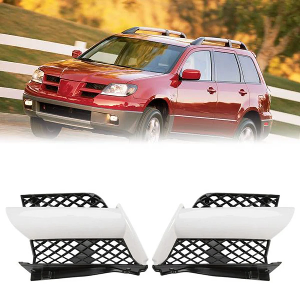 1Pair Car Front Bumper Upper Intake Grilles Cover for Mitsubishi Outlander 2003 2004 2005 2006 
1Pair Car Front Bumper Upper Intake Grilles Cover for Mitsubishi Outlander 2003 2004 2005 2006