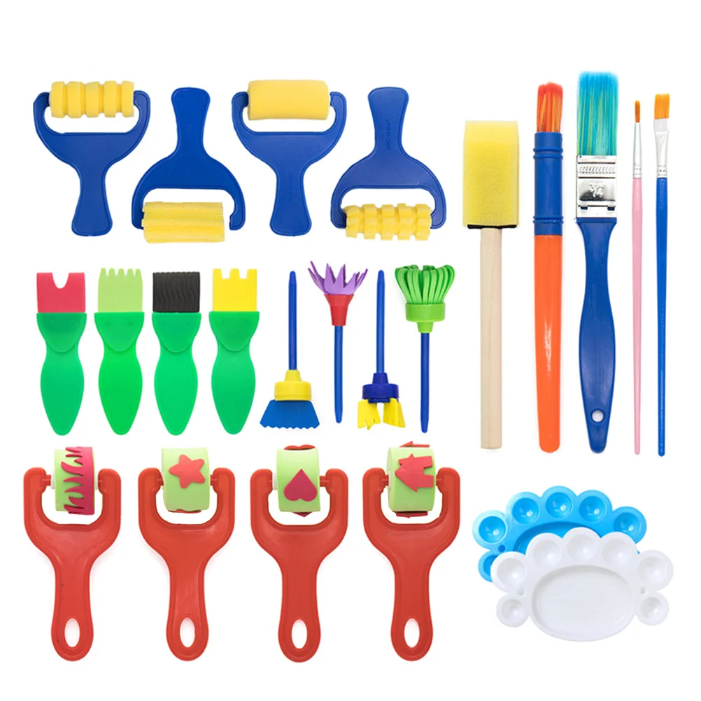 Drawing Tools Sponge Brushes Kids Nativity Toys Supplies DIY Learning Craft Childrens Set Sponges Kit Graffiti
Drawing Tools Sponge Brushes Kids Nativity Toys Supplies DIY Learning Craft Childrens Set Sponges Kit Graffiti