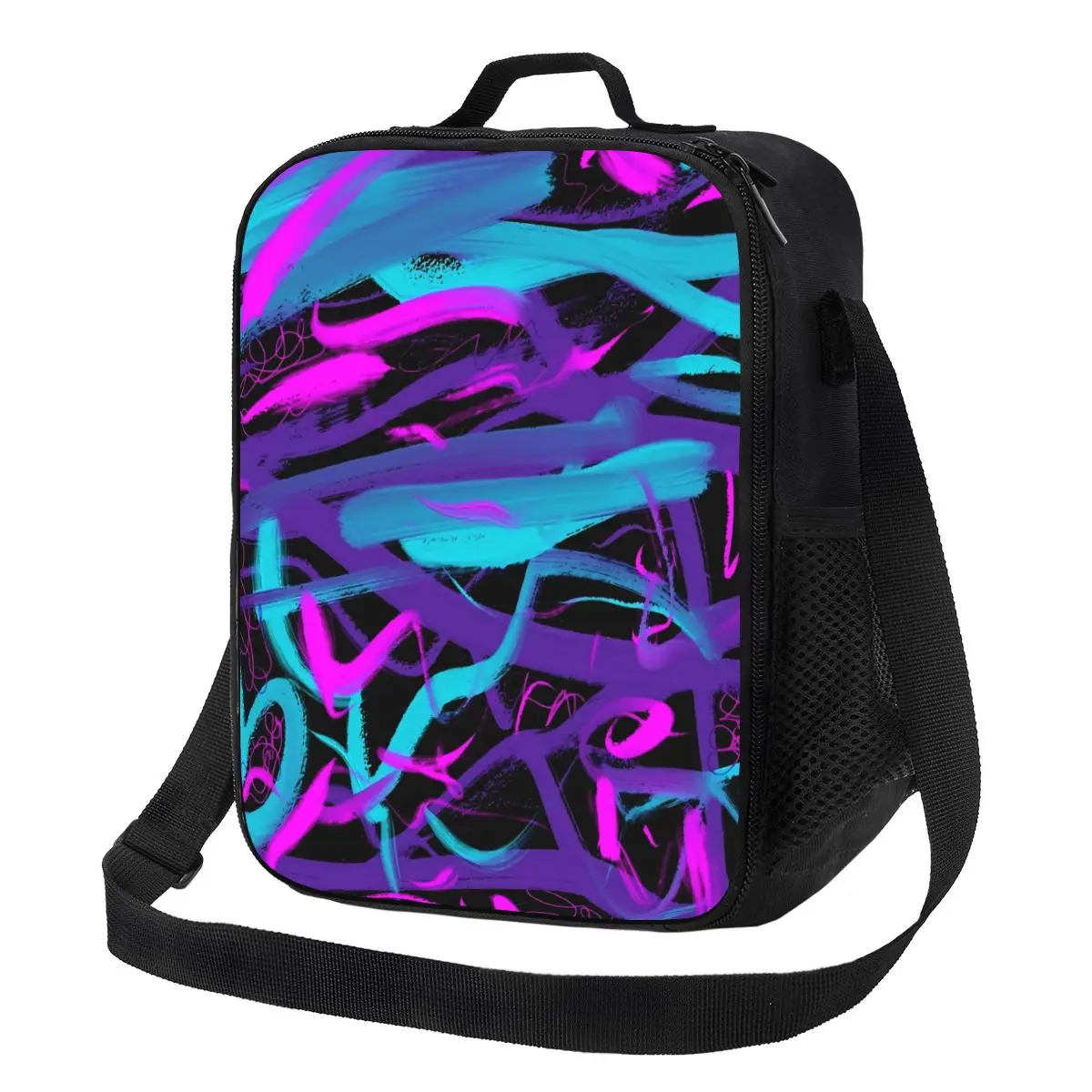 Neon Brush Print Lunch Bag Abstract Art Casual Lunch Box For Child Office Portable Cooler Bag Print Thermal Tote Handbags
Neon Brush Print Lunch Bag Abstract Art Casual Lunch Box For Child Office Portable Cooler Bag Print Thermal Tote Handbags