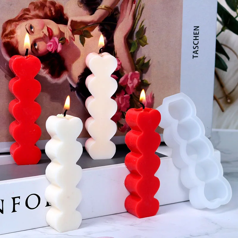 5 Cavity Love Silicone Candle Mold DIY Aromatherapy Candle Resin Silicone Mold Handmade Soap Mold Candle Making
5 Cavity Love Silicone Candle Mold DIY Aromatherapy Candle Resin Silicone Mold Handmade Soap Mold Candle Making