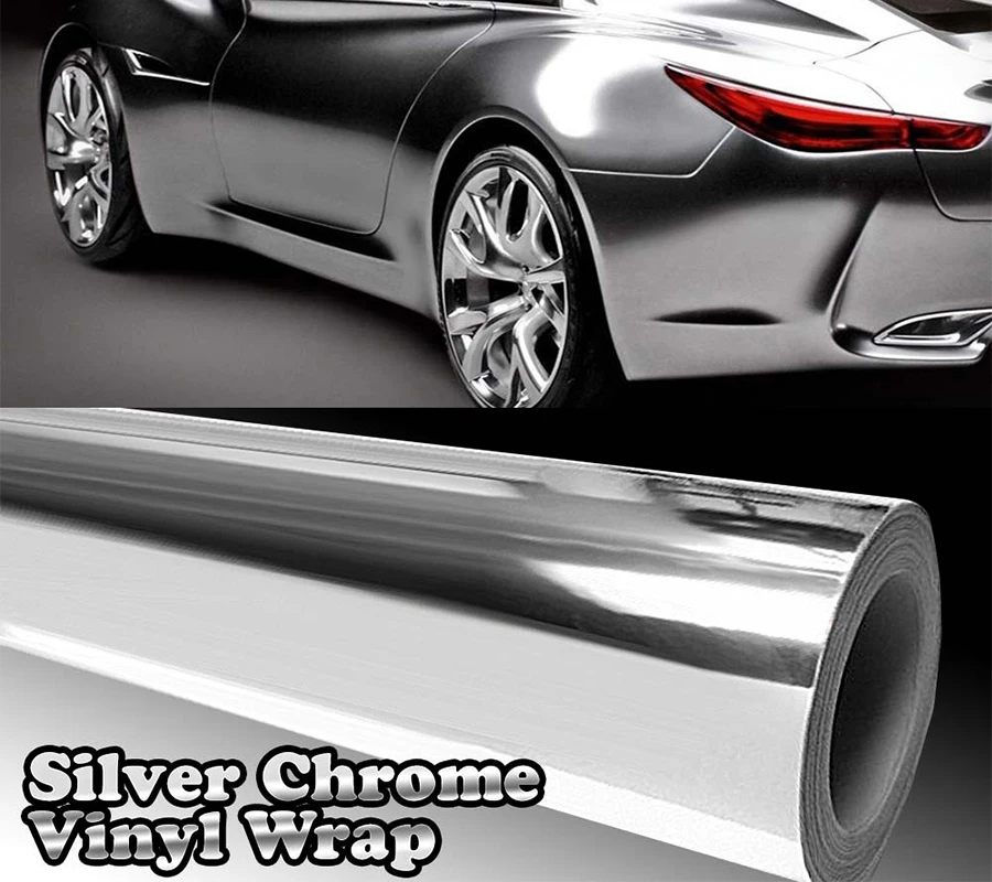 4inX 60in 10cm X150cm Silver Chrome Mirror Wrap Vinyl Covering Film Sticker Decal Roll Sheet with Air Bubble Free
4inX 60in 10cm X150cm Silver Chrome Mirror Wrap Vinyl Covering Film Sticker Decal Roll Sheet with Air Bubble Free