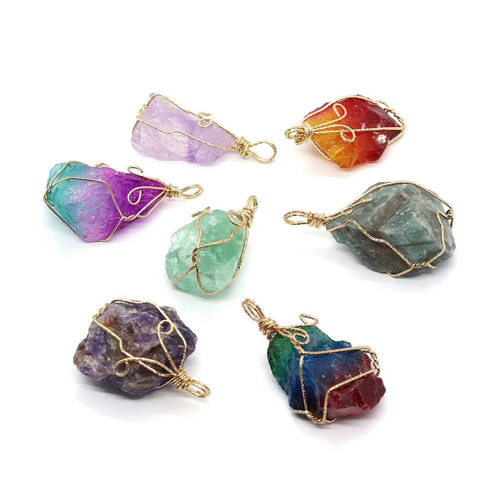 Amethyst Pendants Irregular Natural Stone Jewelry DIY Making Necklace Earrings Quartz Crystal Charms Accessories 13 Colors 1pcs 
Amethyst Pendants Irregular Natural Stone Jewelry DIY Making Necklace Earrings Quartz Crystal Charms Accessories 13 Colors 1pcs
