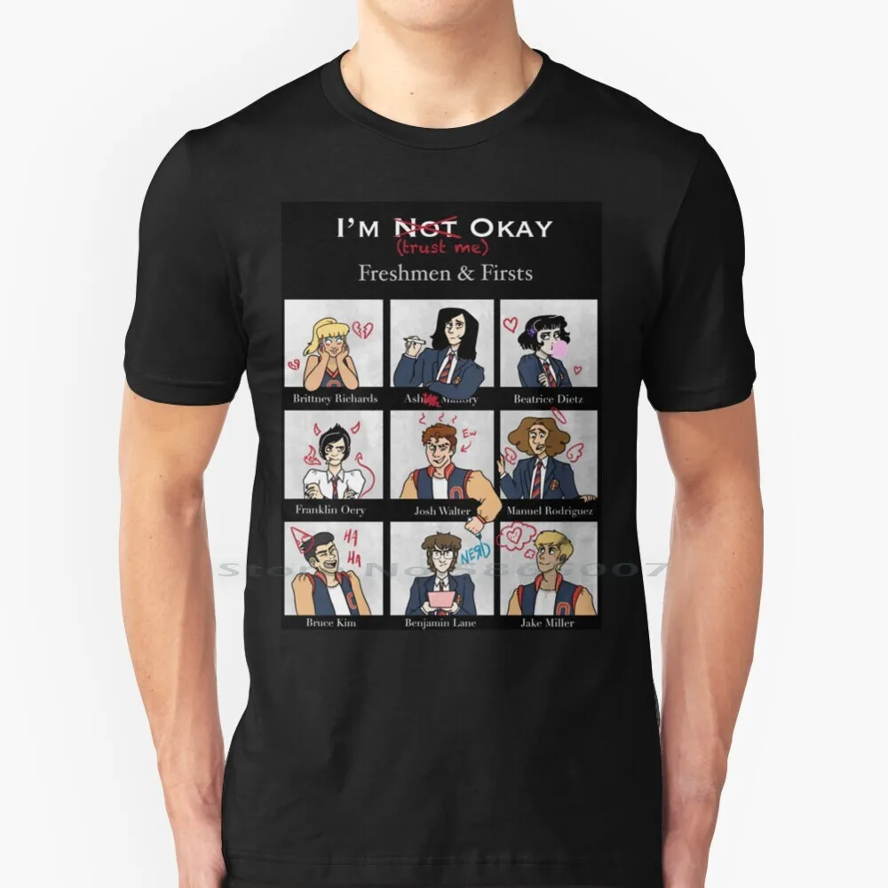 I'm Okay Yearbook T Shirt 100% Cotton Comic Im Okay Trust Me Mcr My Chemical Romance Emo Goth Webtoon Yearbook Bad Boys School
I'm Okay Yearbook T Shirt 100% Cotton Comic Im Okay Trust Me Mcr My Chemical Romance Emo Goth Webtoon Yearbook Bad Boys School