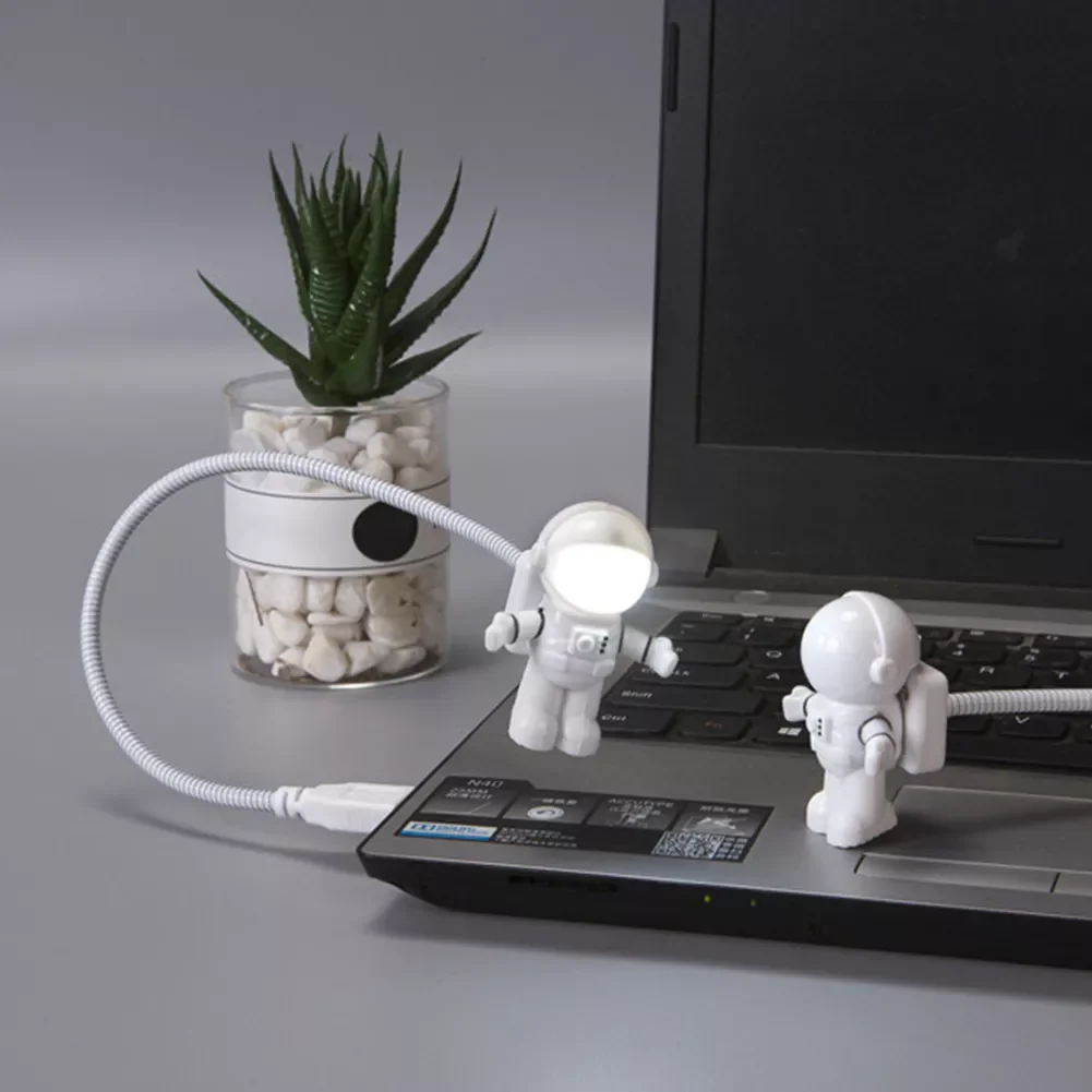 Portable USB Powered Night Light Desk Lamps Spaceman Astronaut Shape LED Flexible USB Light Laptop PC Notebook Reading Lights
Portable USB Powered Night Light Desk Lamps Spaceman Astronaut Shape LED Flexible USB Light Laptop PC Notebook Reading Lights