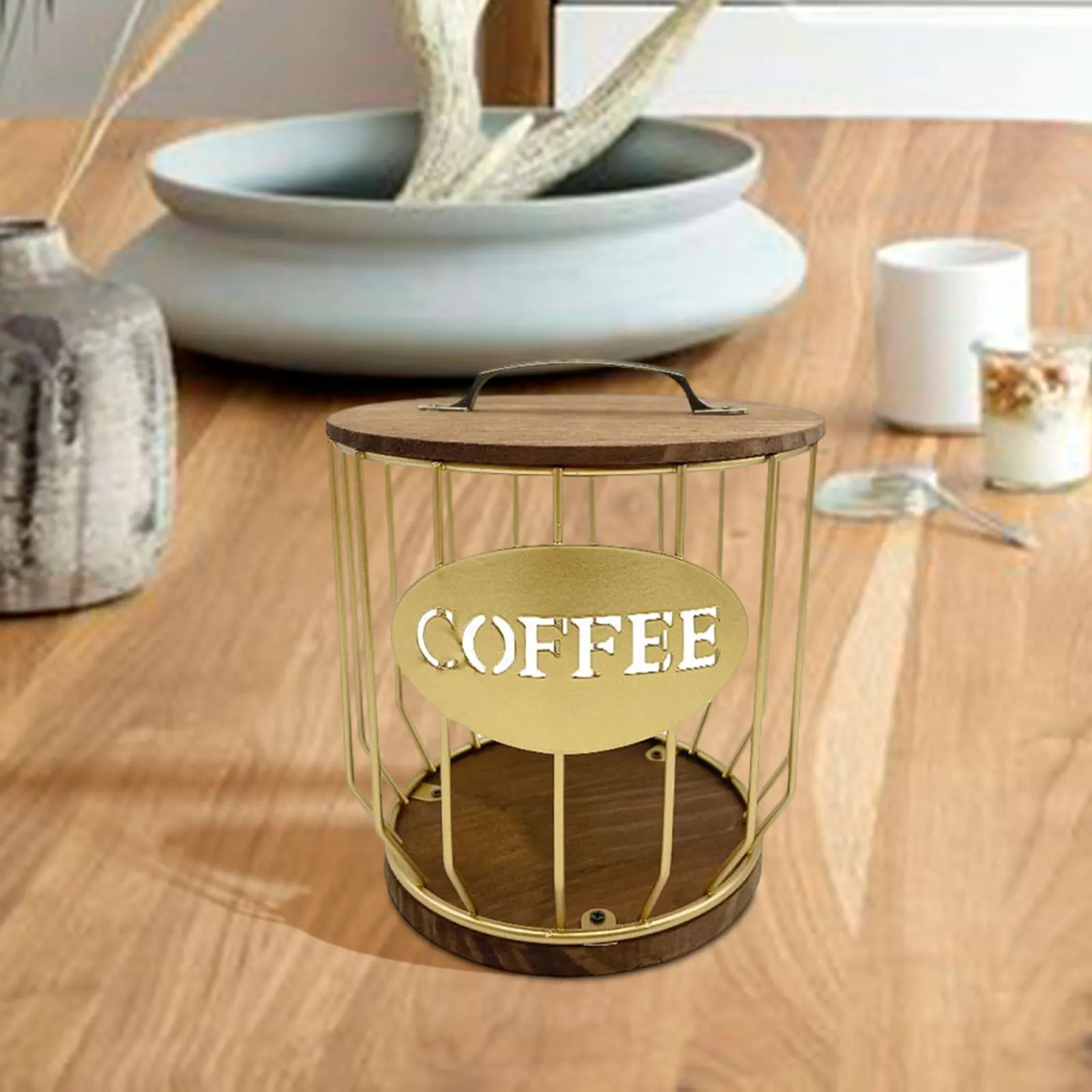 Coffee Pod Holder Espresso Capsule Universal Storage Metal Basket Vintage Coffee Pod Organizer for Home Cafe Coffee Bar
Coffee Pod Holder Espresso Capsule Universal Storage Metal Basket Vintage Coffee Pod Organizer for Home Cafe Coffee Bar