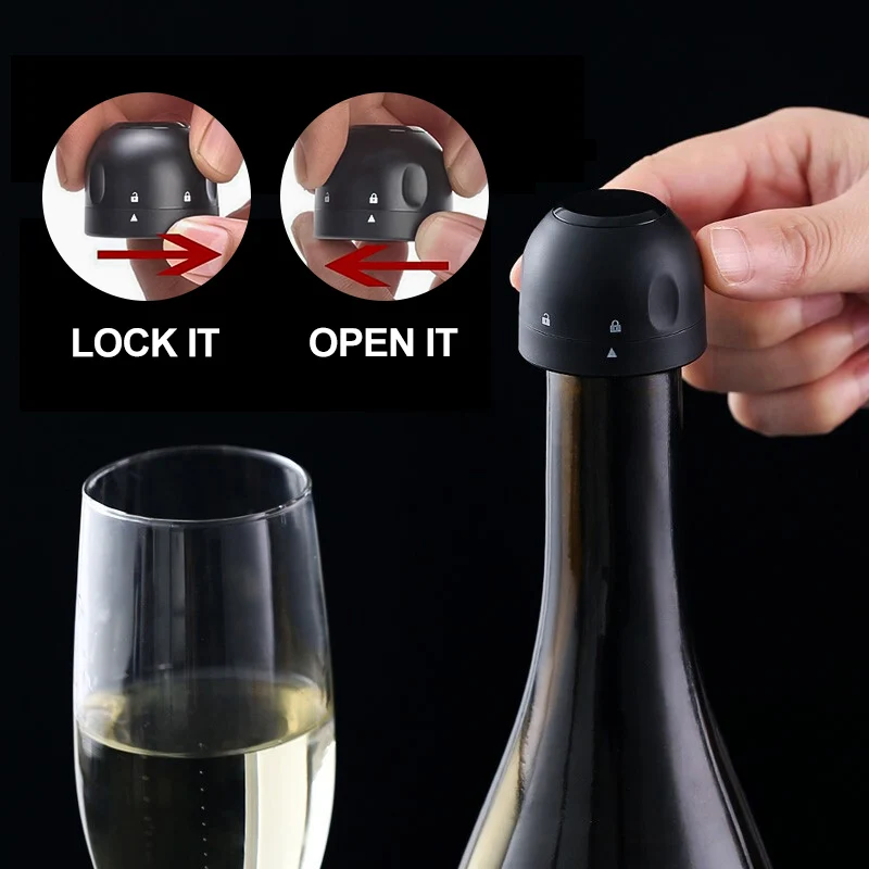 1pc Home Mini Wine Stoppers Vacuum Red Wine Beer Champagne Cap Silicone Sealed Leak-proof Cork for Champagne Bar Celebrate Tool
1pc Home Mini Wine Stoppers Vacuum Red Wine Beer Champagne Cap Silicone Sealed Leak-proof Cork for Champagne Bar Celebrate Tool