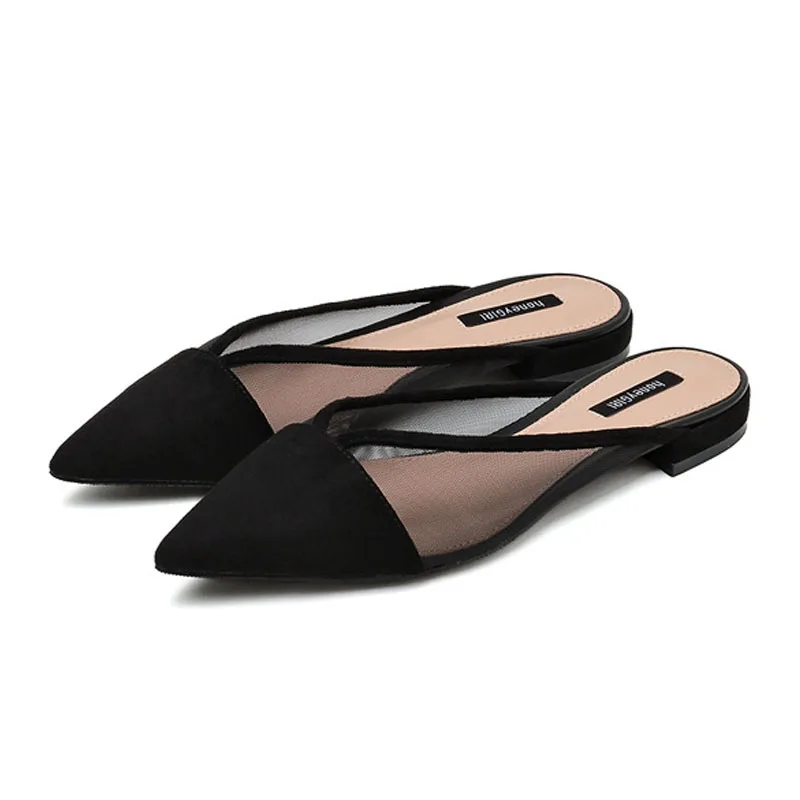 New Women's Mules Fashion Pointed Toe Low Heel Modern Slippers Women Sexy Shoes Summer Mesh Panel Slides Outdside Casuals Mules
New Women's Mules Fashion Pointed Toe Low Heel Modern Slippers Women Sexy Shoes Summer Mesh Panel Slides Outdside Casuals Mules
