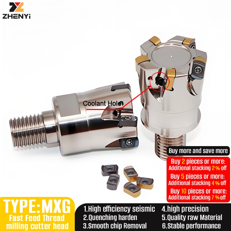 ZHENYI MXG16 Сменная модульная фрезерная головка Fast Forward Резьбовая фреза Прецизионная фрезерная пластина ENMU100412
ZHENYI MXG16 Сменная модульная фрезерная головка Fast Forward Резьбовая фреза Прецизионная фрезерная пластина ENMU100412