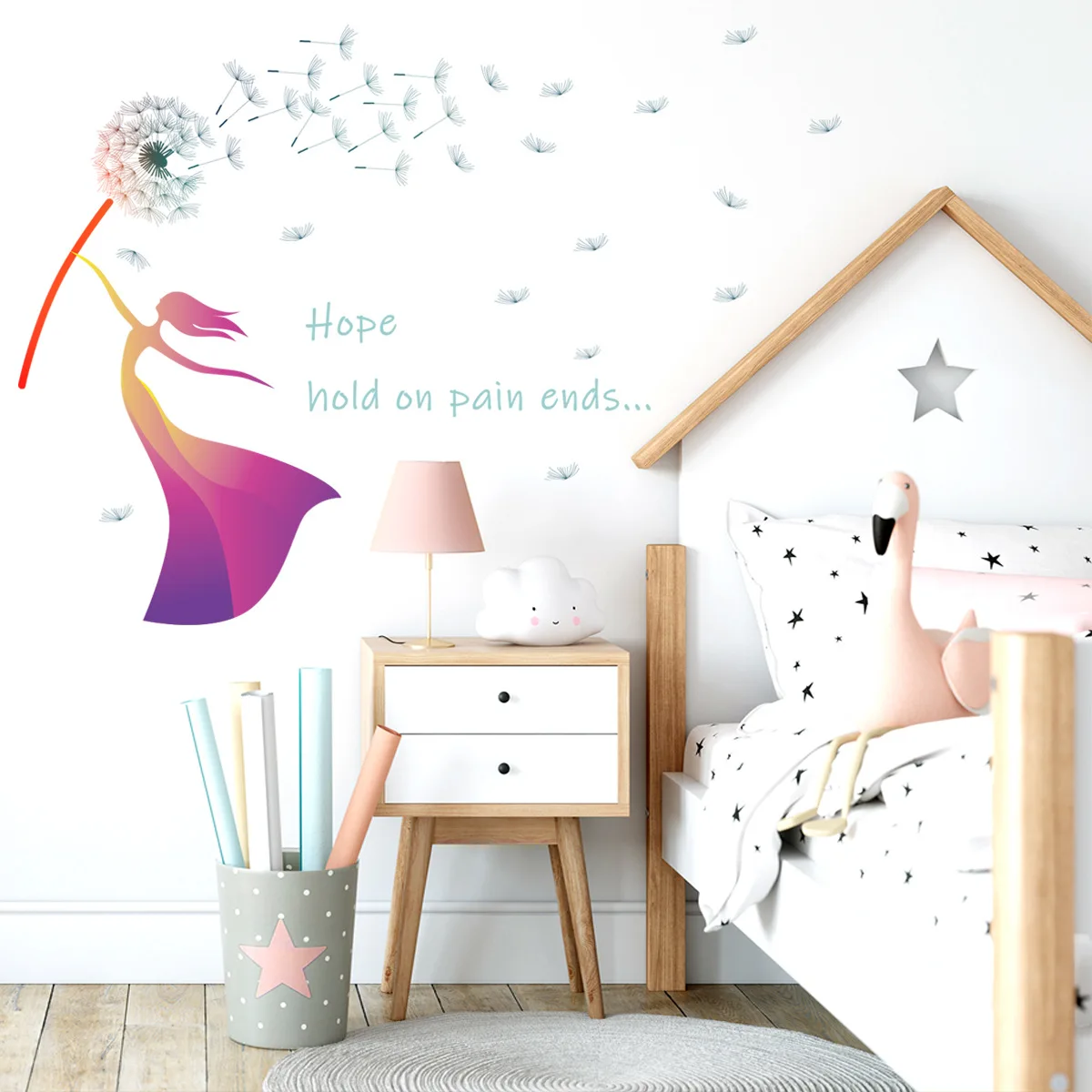 Exquisite Originality Dandelion series Wall Stickers Self-adhesive Removable PVC Home Decor for Living Room Bedroom 
Exquisite Originality Dandelion series Wall Stickers Self-adhesive Removable PVC Home Decor for Living Room Bedroom