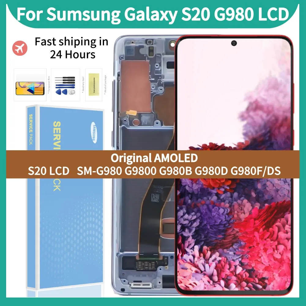 100% Оригинальный 6,2 ''AMOLED ЖК-дисплей для Samsung Galaxy S20 дисплей с черной рамкой для телефона G981FD ЖК-дисплей с сенсорным экраном дигитайзер в сборе
100% Оригинальный 6,2 ''AMOLED ЖК-дисплей для Samsung Galaxy S20 дисплей с черной рамкой для телефона G981FD ЖК-дисплей с сенсорным экраном дигитайзер в сборе