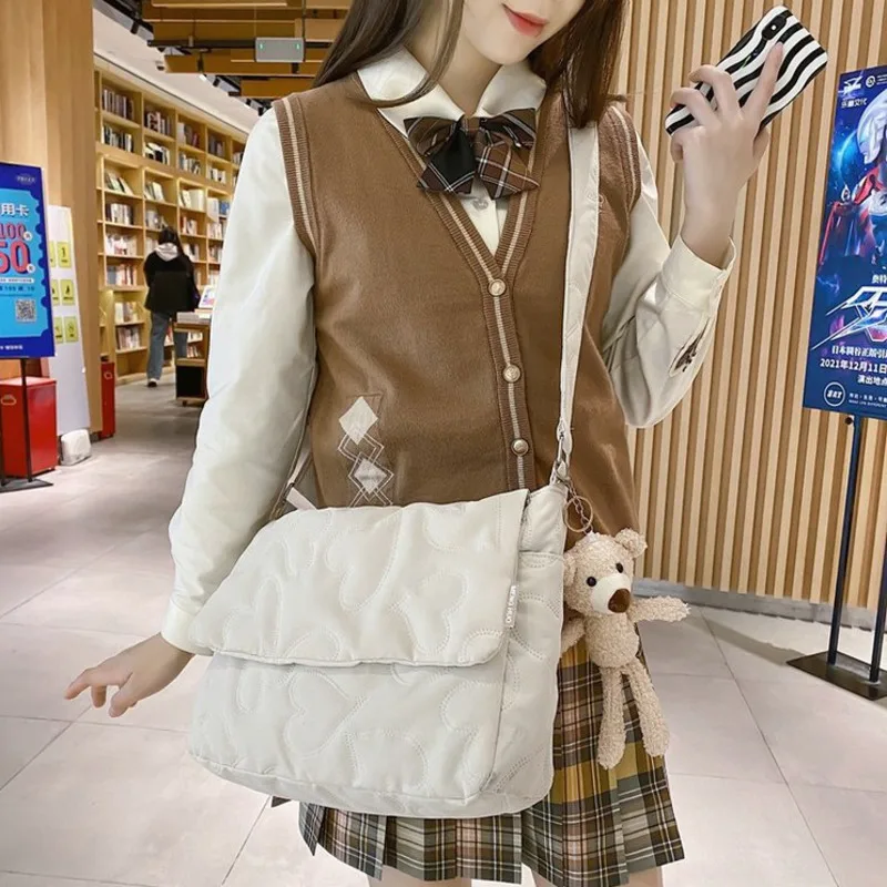 Large Capacity Women's Crossbody Shoulder Bag Nylon Pure Cotton Lazy Style Literary Ladies Messenger Bag Canvas Bags School Bags
Large Capacity Women's Crossbody Shoulder Bag Nylon Pure Cotton Lazy Style Literary Ladies Messenger Bag Canvas Bags School Bags