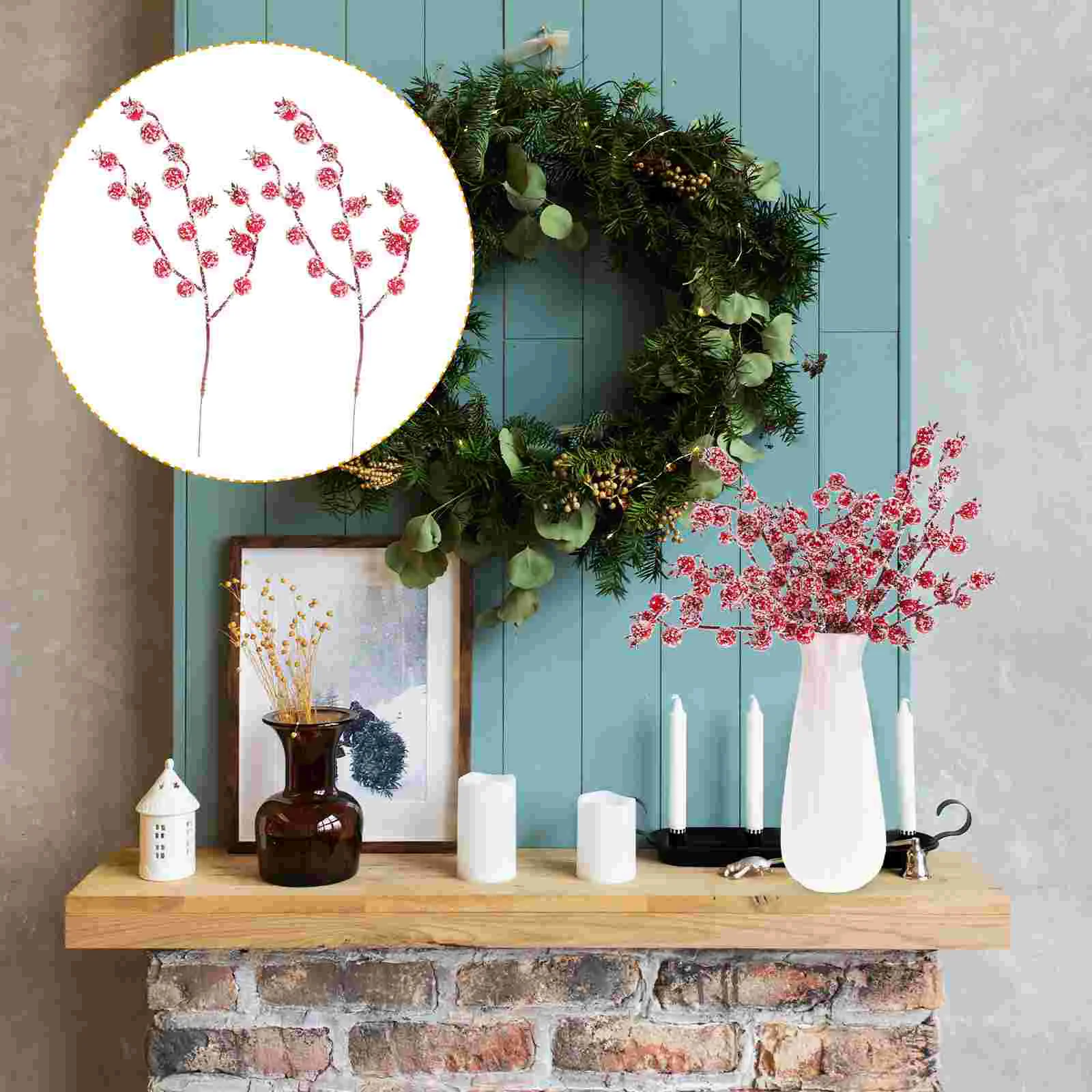 Berry Christmas Artificial Red Berries Stems Holly Branches Picks Treefake Decor Stem Flower Branch Frosted Flowers Picksnowy
Berry Christmas Artificial Red Berries Stems Holly Branches Picks Treefake Decor Stem Flower Branch Frosted Flowers Picksnowy