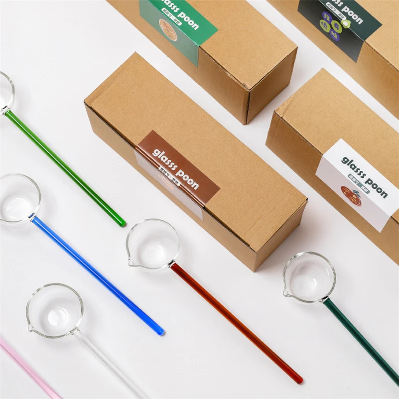 Creative Dessert Glass Spoon Ice Cream Milk Coffee Dessert Scoop Tea Stirring Cocktail Teaspoon Handmade Sharp Mouth Soup Spoon
Creative Dessert Glass Spoon Ice Cream Milk Coffee Dessert Scoop Tea Stirring Cocktail Teaspoon Handmade Sharp Mouth Soup Spoon