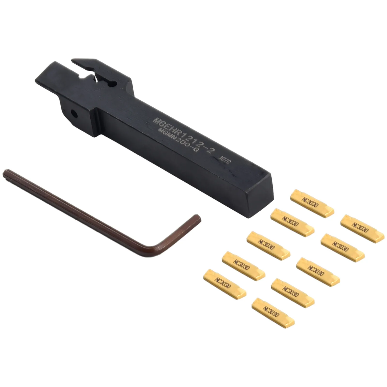 Holder L shape Wrench Carbide Lathe Inserts Blade MGEHR1212-2 Grooving Tool Kit 12*12mm 10Pcs MGMN200 Hot Sale
Holder L shape Wrench Carbide Lathe Inserts Blade MGEHR1212-2 Grooving Tool Kit 12*12mm 10Pcs MGMN200 Hot Sale