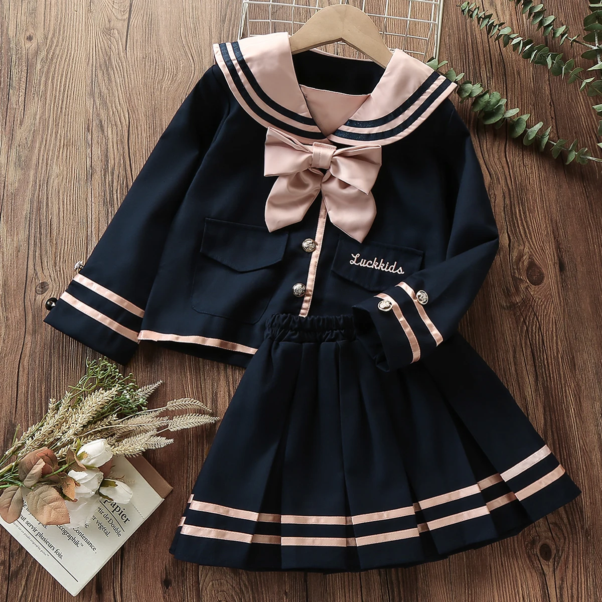 School Uniform Kids Preppy Clothing Sets for Girls Suits Outfits Teenagers Tops & Skirt 2pcs Children Costumes 4 6 8 10 12 Years
School Uniform Kids Preppy Clothing Sets for Girls Suits Outfits Teenagers Tops & Skirt 2pcs Children Costumes 4 6 8 10 12 Years