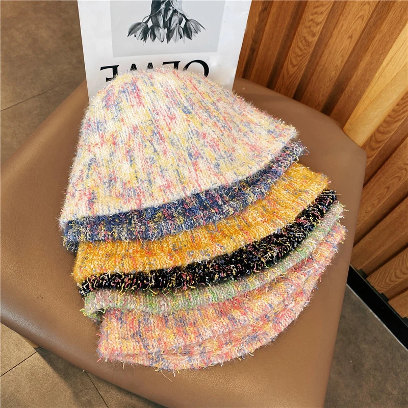 CNTANG Women Colorful Knitted Hat Autumn Winter Fashion Warm Beanies Hats For Ladies Casual Pullover Caps Vintage Fitted Cap
CNTANG Women Colorful Knitted Hat Autumn Winter Fashion Warm Beanies Hats For Ladies Casual Pullover Caps Vintage Fitted Cap