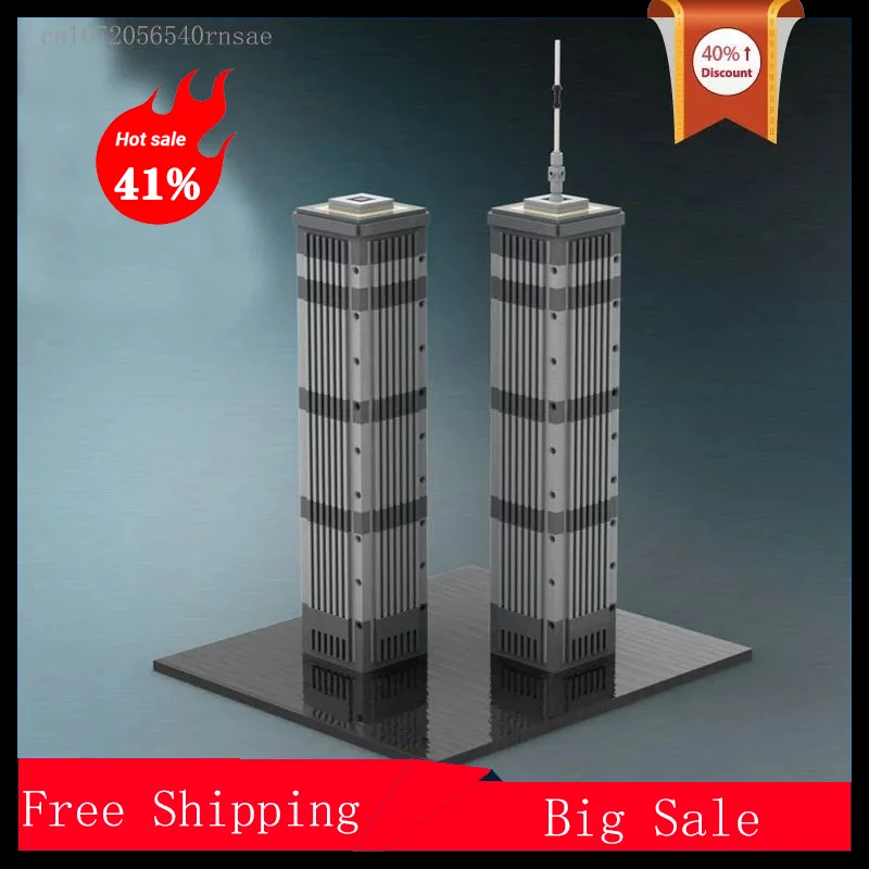 World Trade Center Architecture MOC Model Building Block Assembly Street View Edifice Collection Toy Gifts
World Trade Center Architecture MOC Model Building Block Assembly Street View Edifice Collection Toy Gifts