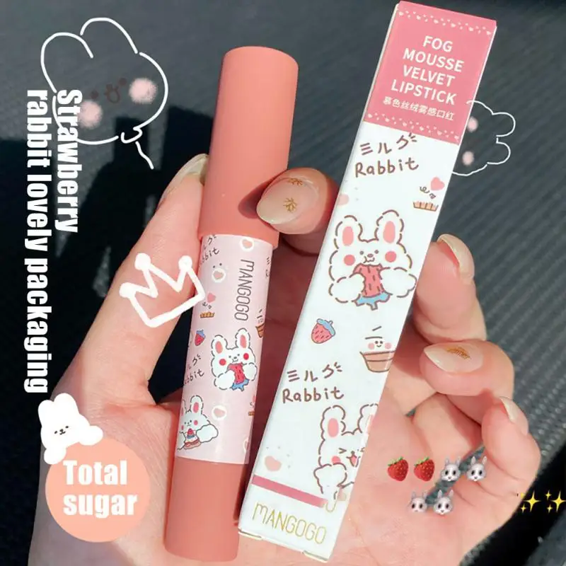 Velvet Matte Lipstick Lip Liner Pencil Milk Tea Lipstick Cute Bear Lipstick Pen Soft Mist Lip Stick 6 Colors Red Lip Tint
Velvet Matte Lipstick Lip Liner Pencil Milk Tea Lipstick Cute Bear Lipstick Pen Soft Mist Lip Stick 6 Colors Red Lip Tint