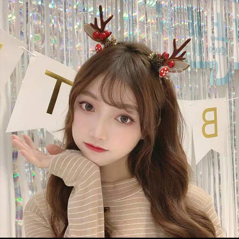 2pcs Christmas Barrettes Hairpins for Women Girls Elk Antler Hair Clips Santa Snowman Xmas Party Kids Headwear Hair Accessories
2pcs Christmas Barrettes Hairpins for Women Girls Elk Antler Hair Clips Santa Snowman Xmas Party Kids Headwear Hair Accessories