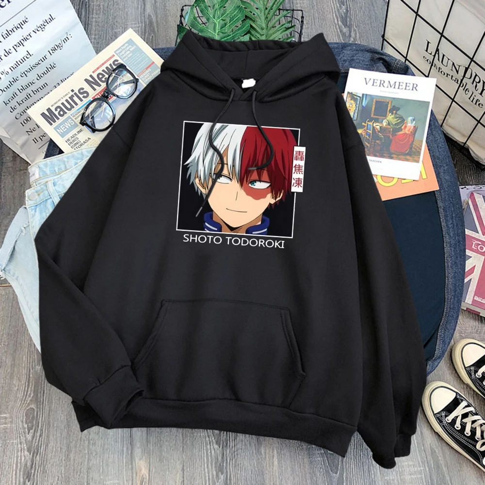 Females Sweatshirt Anime My Hero Academia shoto todoroki printing Hoodies woman's Japan Style Casual Round neck Hoodie clothes
Females Sweatshirt Anime My Hero Academia shoto todoroki printing Hoodies woman's Japan Style Casual Round neck Hoodie clothes
