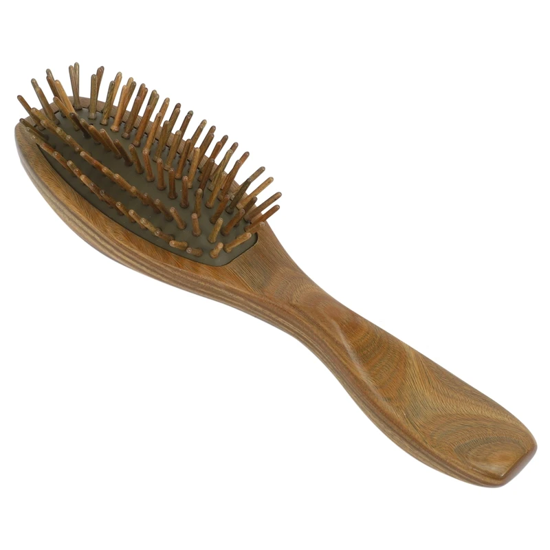 Sandalwood Hair Brush Wooden Natural Handmade Detangling Massage Hair Comb With Gift Box 
Sandalwood Hair Brush Wooden Natural Handmade Detangling Massage Hair Comb With Gift Box