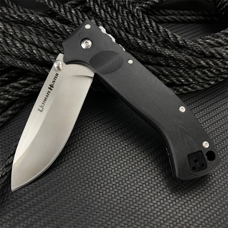 

Cold Steel 30ULH Ultimate Hunter Folding Military Knife CPM S35VN Blade Nylon Wave Fibre Handle Hunting Camping Hiking EDC Tool