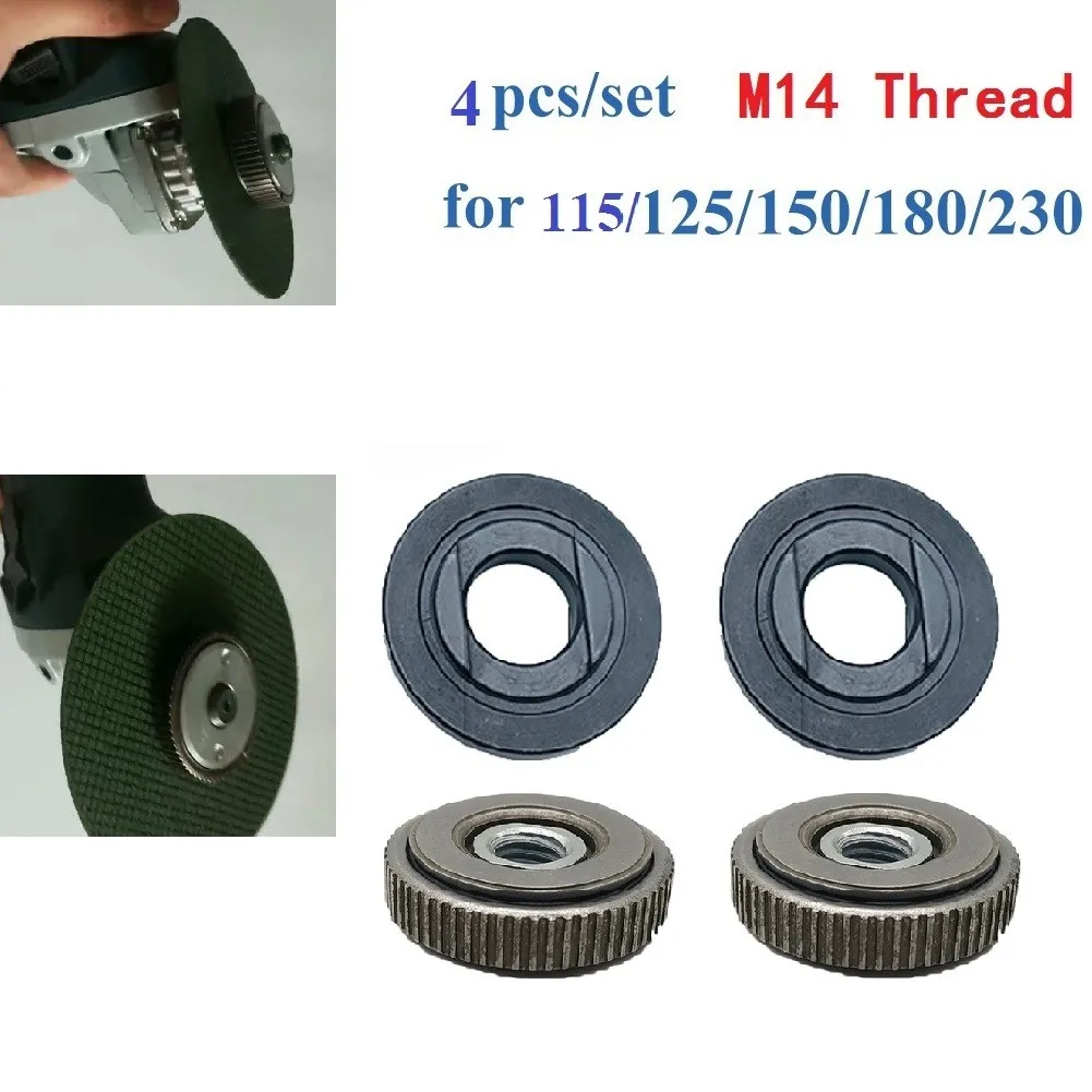 4pcs Locking Plate Chuck For M14 Angle Grinder SDS Quick-release Nut ClampingPower Grinding Tool Pressing Plate Fastener
4pcs Locking Plate Chuck For M14 Angle Grinder SDS Quick-release Nut ClampingPower Grinding Tool Pressing Plate Fastener