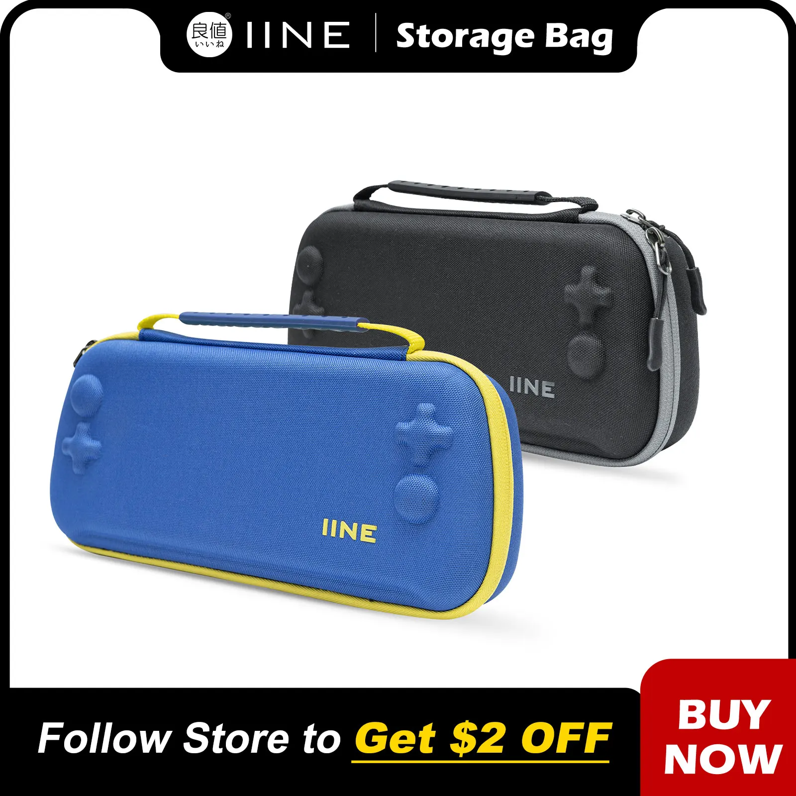 IINE Small Storage Bag Only Fit for Genius Joypad Compatible Nintendo Switch/Switch OLED
IINE Small Storage Bag Only Fit for Genius Joypad Compatible Nintendo Switch/Switch OLED