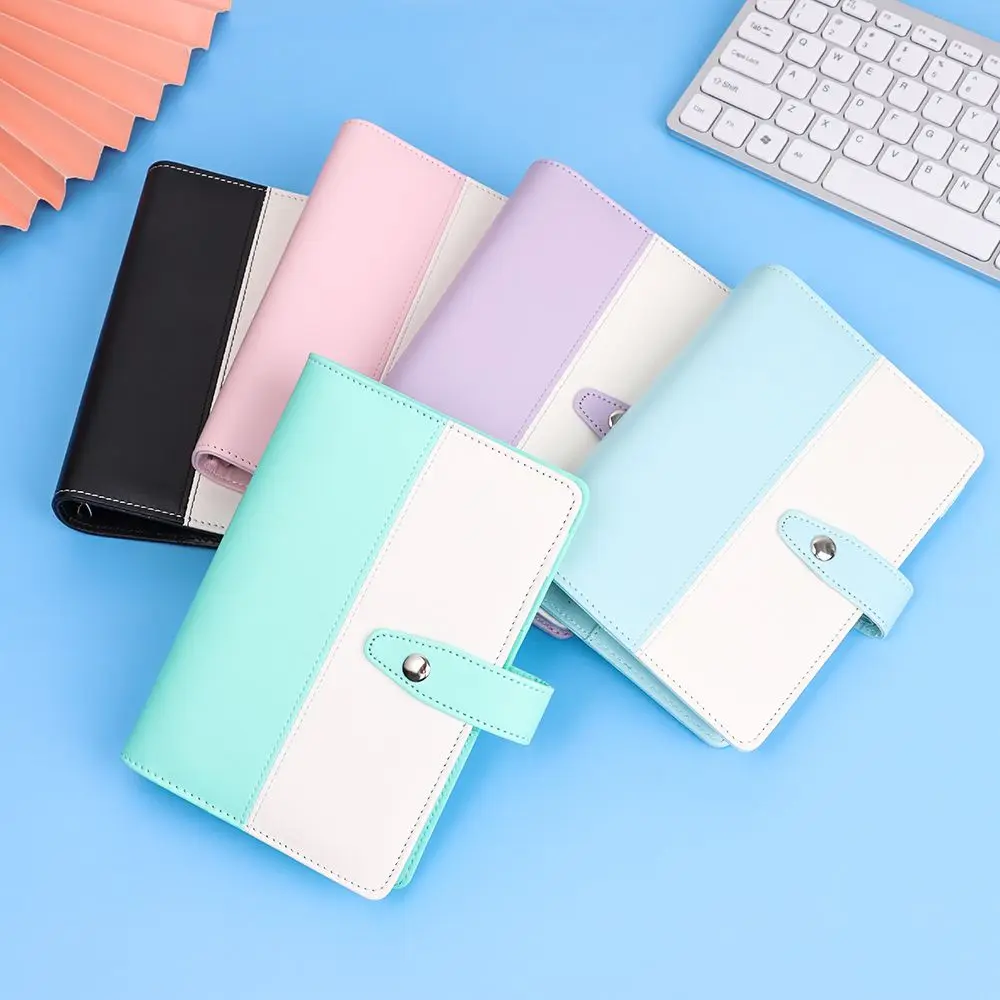 A6 Loose Leaf With Angle Guard 6 Holes With Buckle Refillable Notebook File Folder Ring Binder Notepad Cover PU Leather
A6 Loose Leaf With Angle Guard 6 Holes With Buckle Refillable Notebook File Folder Ring Binder Notepad Cover PU Leather