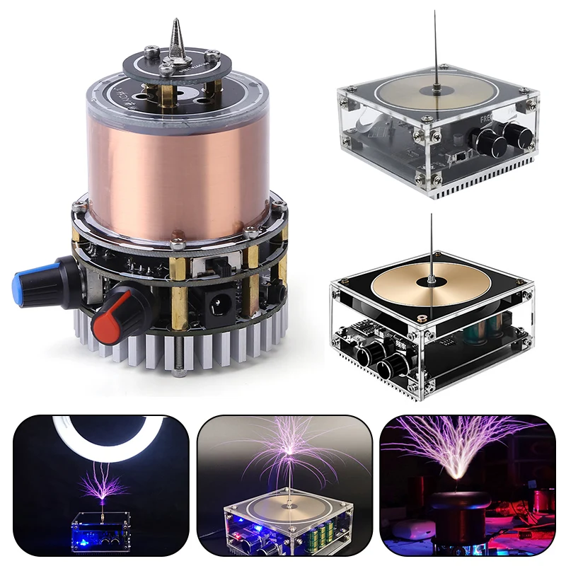 Mini Tesla Coil Double Class-E Solid State Tesla Coil Artificial Lightning Bluetooth-compatible Wireless Lighting Speaker
Mini Tesla Coil Double Class-E Solid State Tesla Coil Artificial Lightning Bluetooth-compatible Wireless Lighting Speaker