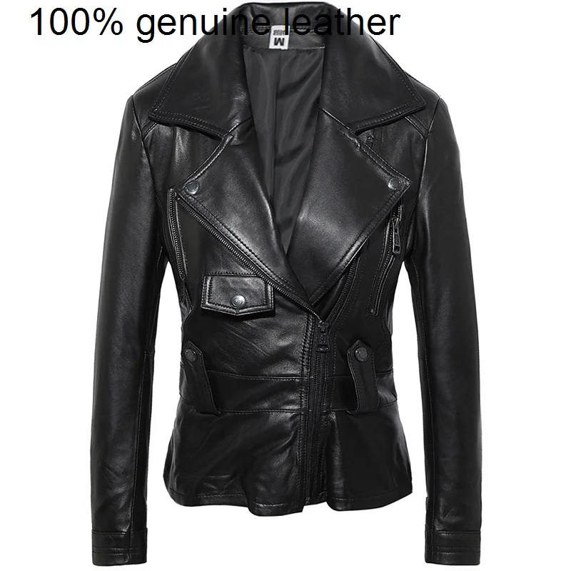 genuine High quality Wholesales.Black fashion womens leather jacket.street slim sheepskin coat.short plus size casual jacket
genuine High quality Wholesales.Black fashion womens leather jacket.street slim sheepskin coat.short plus size casual jacket