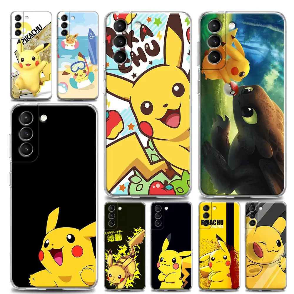 Clear Phone Case For Samsung Galaxy S20 S21 FE S10 S9 S22 Plus Ultra 5G S10e Lite Case Soft Cover Cute Cartoon Pika Pika Pikachu
Clear Phone Case For Samsung Galaxy S20 S21 FE S10 S9 S22 Plus Ultra 5G S10e Lite Case Soft Cover Cute Cartoon Pika Pika Pikachu