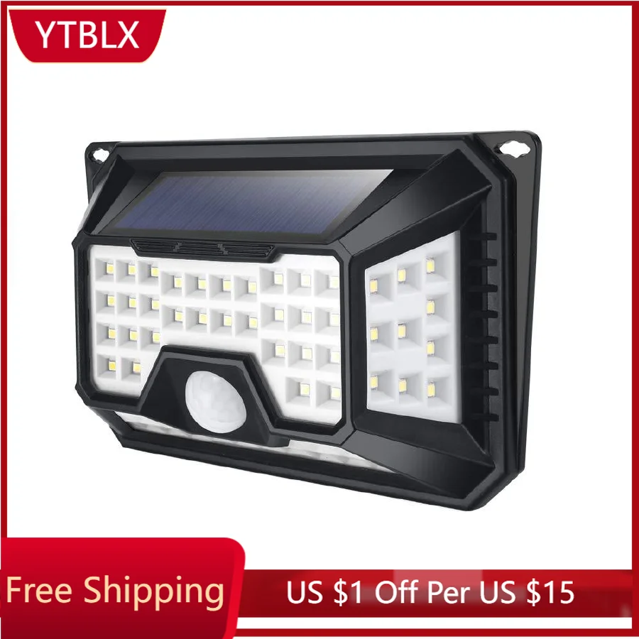 LukLoy LED Solar Light Outdoor Solar Energy 66 LED Wall Lamp Human Body Induction Wall Light Garden Waterproof Sconce
LukLoy LED Solar Light Outdoor Solar Energy 66 LED Wall Lamp Human Body Induction Wall Light Garden Waterproof Sconce