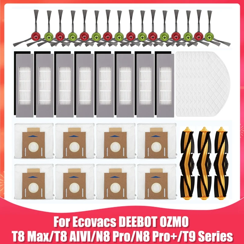 Replacement Accessories For Ecovacs DEEBOT OZMO T8 AIVI T8 Max N8 Pro N8 Pro+ Robot Vacuum Cleaner
Replacement Accessories For Ecovacs DEEBOT OZMO T8 AIVI T8 Max N8 Pro N8 Pro+ Robot Vacuum Cleaner
