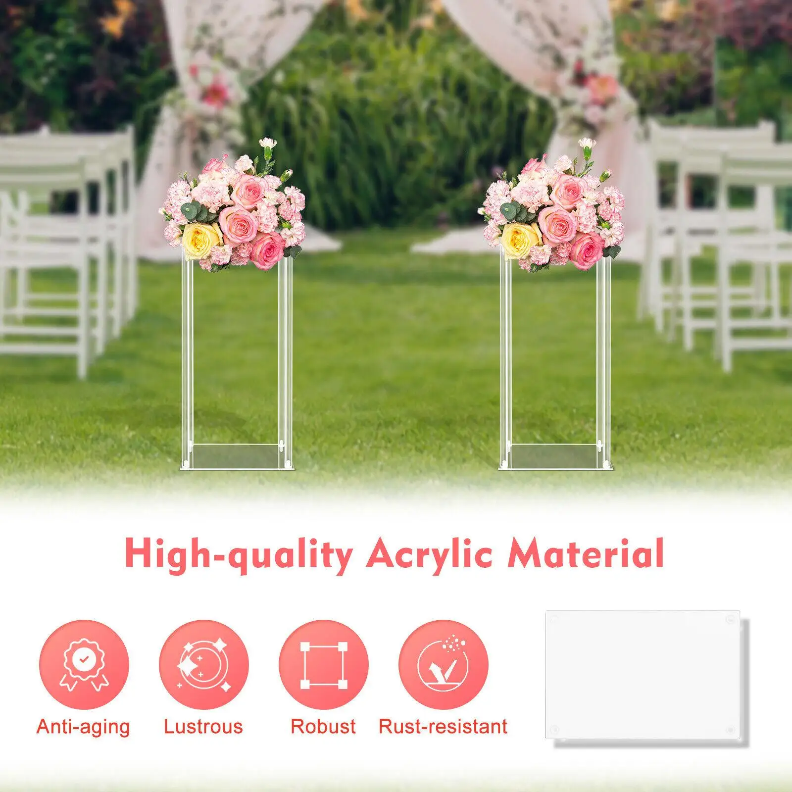 10Pcs Acrylic Clear Flower Stand Centerpiece Wedding Flower Stand Display Decor
10Pcs Acrylic Clear Flower Stand Centerpiece Wedding Flower Stand Display Decor