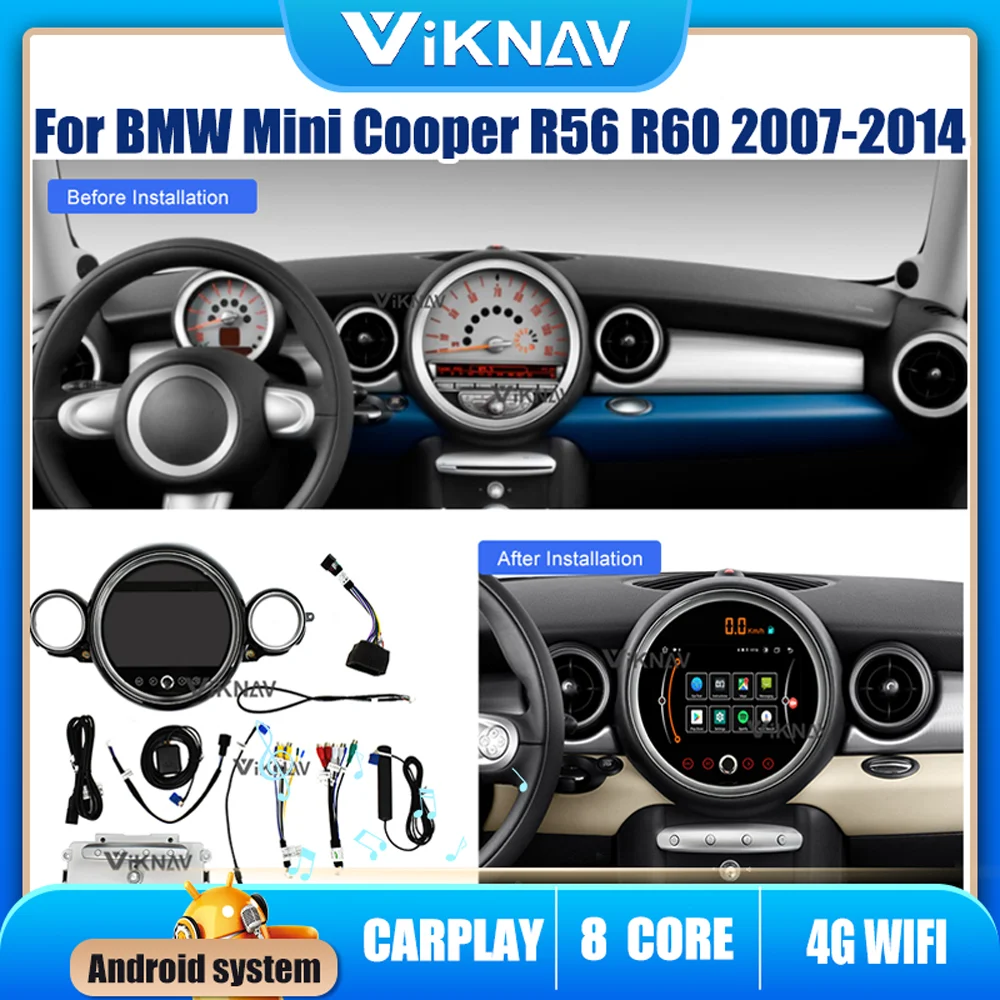 Android Auto Car Radio for BMW Mini Cooper R56 R60 2007-2014 auto audio stereo Steering Wheeling Control Android Auto Car Radio
Android Auto Car Radio for BMW Mini Cooper R56 R60 2007-2014 auto audio stereo Steering Wheeling Control Android Auto Car Radio